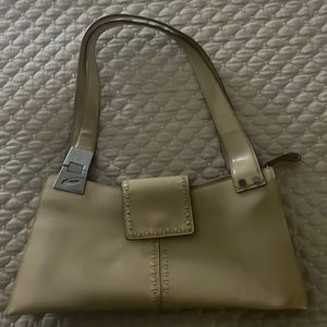 Tan, G by guess, mini purse